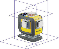 Nivelă cu laser încrucișat Nivel System Cl4d-p 4d multifuncțională cu laser roșu 4 planuri laser 360 de grade Nivelă cu laser încrucișat Nivel System Cl4d-p 4d multifuncțională cu laser roșu 4 planuri laser 360 de grade