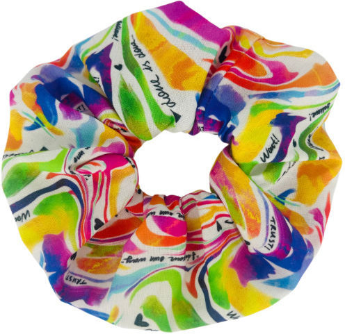 Elastic de păr XL Multicolor Love