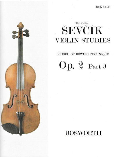 Sevcik Otakar School Violin Technique Opus 2 Part 3