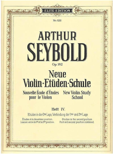 Seybold New Violin Study School Op.182 Volume 4