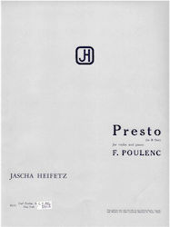Poulenc Presto In Bb