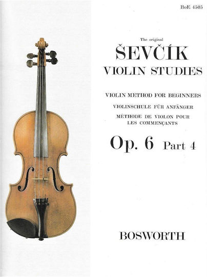 Sevcik Otakar School Violin Technique Opus 6 Part 4