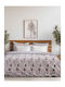 Madi Duvet Set Queen 220x240cm Buds Gray 3pcs