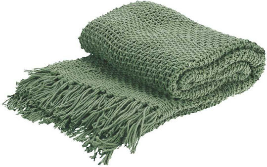 Sesselüberwurf Strickware 130x170cm 3 Farben