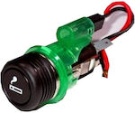 Car Lighter Green Light 12v