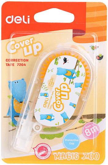 Deli Correction Tape 5mmx8m Cover-up Magic Zoo 231.7204 6921734972040