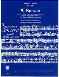 Pouperin 9.konzert Fur Flote Basso Continuo