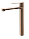 Baterie Lavoar Inter Ceramic Verona Icf 111321 Mixer Perie Aur Roz Independentă Gura Înaltă Mată 26.9 Cm Aur Roz