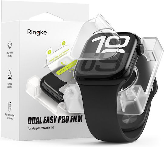 Ringke Dual Easy Pro Защитен екран за Apple Watch 10 / 11 (46 мм) 2бр