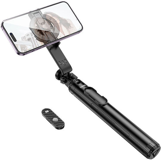 Hoco K25 Selfie Stick Τρίποδο Κινητού Bluetooth Μαύρο