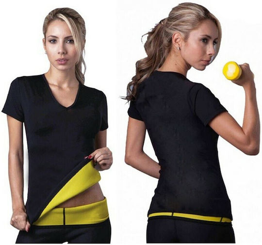 Damen Kurzarm Schlankheits-Schwitz-Neopren-Top OEM 52908