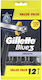 Gillette Smooth mit & Gleitstreifen 12Stück