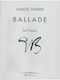 Barber Ballade Op.46