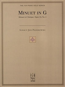Paderewski Menuett in G Op.14 Nr. 1