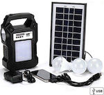 Autonomous Solar Lighting System with Speaker , Charger , Radio , Flash Light & Light System S27-GDLITE-GD8060