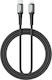 BWOO Braided USB-C to Lightning Cable 30W Μαύρο 3m