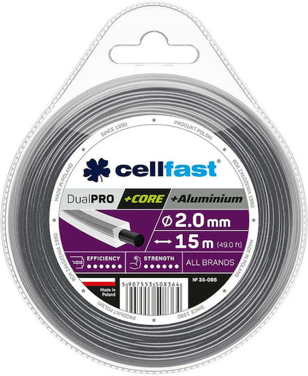 Cellfast Linii De Tăiere Din Aluminiu Pătrate Lungime 15m Și Grosime 3mm