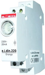 Anzeigelampe 1p Orange E.next Redpoint 25262