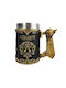 Nemesis Now Glass Beer, μπίρας made of Metal in Black Color