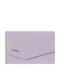 Small Leather Women's Wallet Classic with RFID Lilac