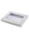 Tabletop Rectangle Wedding Crown Case Silver