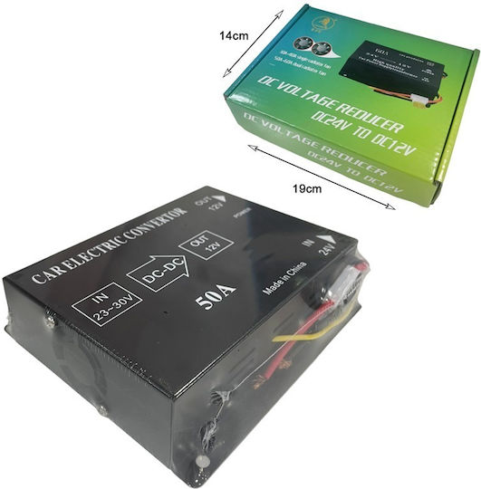 Ejc Car Transformer Converter Dc24v Dc12v 50a Car Dc Voltage Reducer