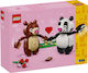 LEGO Cuburi de Construit Love Bears pentru 9+ Ani 287 Bucăți