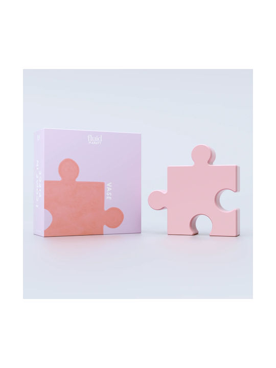 Fluid Market Διακοσμητικό Βάζο Glas Rosa 1Stück