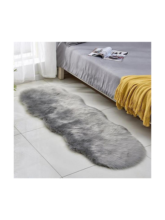 ForHome Χαλί Διάδρομος Γκρι-λευκό 60x150cm