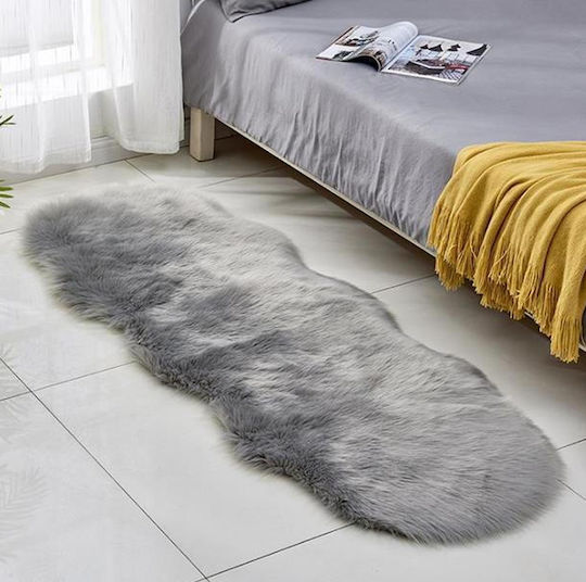 ForHome Χαλί Διάδρομος Γκρι-λευκό 60x150cm