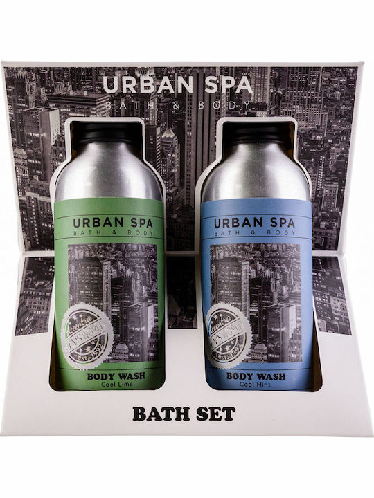 Accentra Urban Spa Cool Mint & Cool Lime Set Îngrijire pentru Curățare corp 2buc