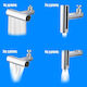 Universal Flexible Splash Filter Faucet with Filter