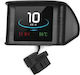 Car OBD2, Head Up Display and Water Temperature Analog Instrument 46mm