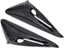 Tesla 2024 Model 3 Fenders Side Labels Camera Cover Αυτοκόλλητα Piano Paint Bright Black Tesla 2024 Model 3 Fenders Side Labels Camera Cover Αυτοκόλλητα Piano Paint Bright Black