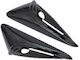 Tesla 2024 Model 3 Fenders Side Labels Camera Cover Αυτοκόλλητα Piano Paint Bright Black