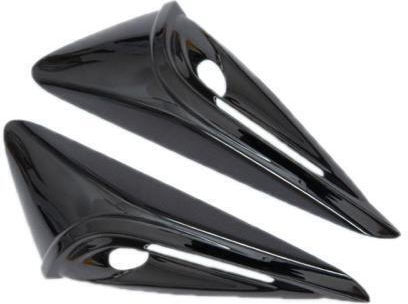 Tesla 2024 Model 3 Fenders Side Labels Camera Cover Αυτοκόλλητα Piano Paint Bright Black