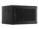 Lanberg Wandmontiert Rack-Schrank 6U Schwarz WF01-6406-23B