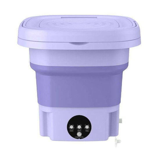 Mini Tragbare Faltbare Waschmaschine in Lila Farbe 2a584d000fd3