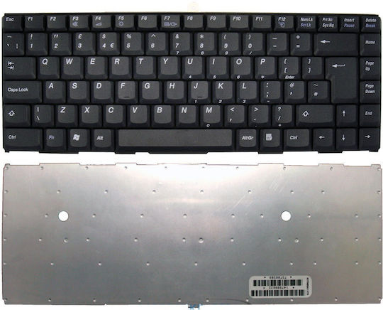 Πληκτρολόγιο Laptop για SONY VAIO FR SERIES PCG-FR 415B και Διάταξη Αγγλικά (UK) σε Μαύρο χρώμα 40209UK