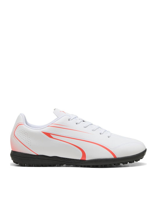 PUMA Vitoria Ποδοσφαιρικά Παπούτσια με Σχάρα TT Μπεζ