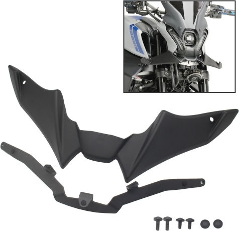 Μπροστά Spoilers Μοτοσυκλέτας για Yamaha MT-09 Μαύρο