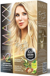 Maxx Deluxe Hair Color Βαφή Μαλλιών 10.0 Pure B...