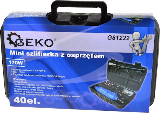 Geko Electric Rotary Multi Tool 170W with Speed Control G81222