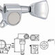 Σετ Κλειδια Ηλεκτρικης Κιθαρας Dr.parts Emh7004 Cr R3 L3