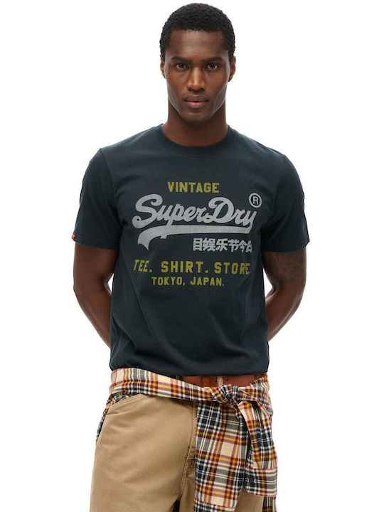 Superdry Heritage T-shirt Navy Blue