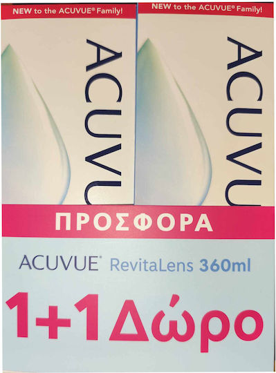 Johnson & Johnson Acuvue Revitalens Υγρό Φακών Επαφής 2x360ml