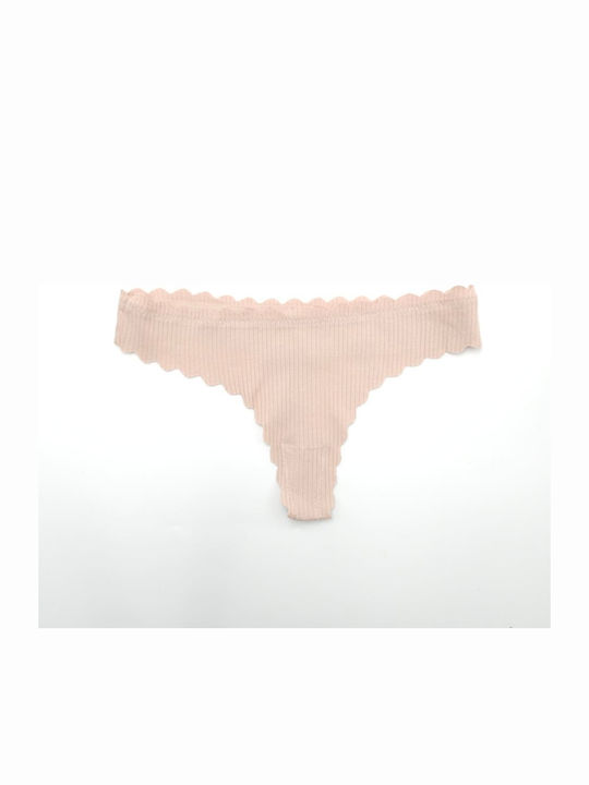 Power Flower Βαμβακερό Γυναικείο String χωρίς Ρ...