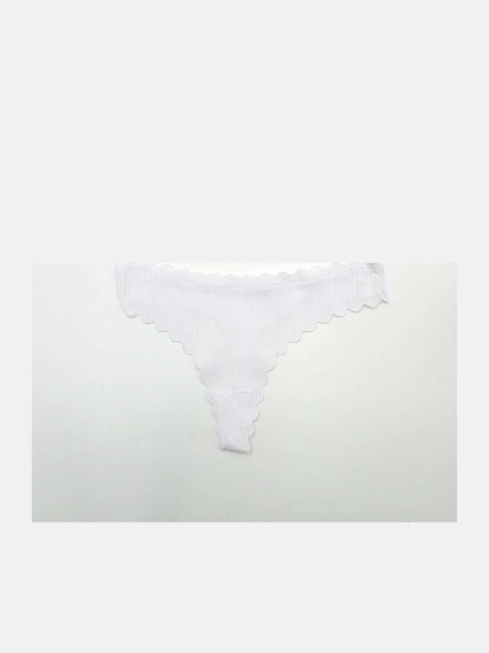 Power Flower Βαμβακερό Γυναικείο String χωρίς Ρ...