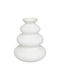 Pakketo Vază Decorativă Ceramică Delfar Alb 16x16x20cm 1buc