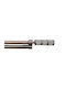 SpitiBazaar Extendable Metallic Curtain Pole Single Φ19mm 160-160cm Bronze